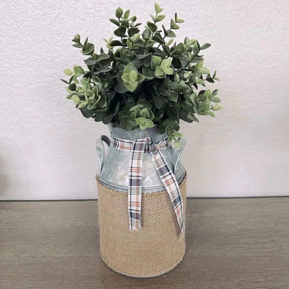Farmhouse Rustic Eucalyptus Fall Autumn Plant Decor